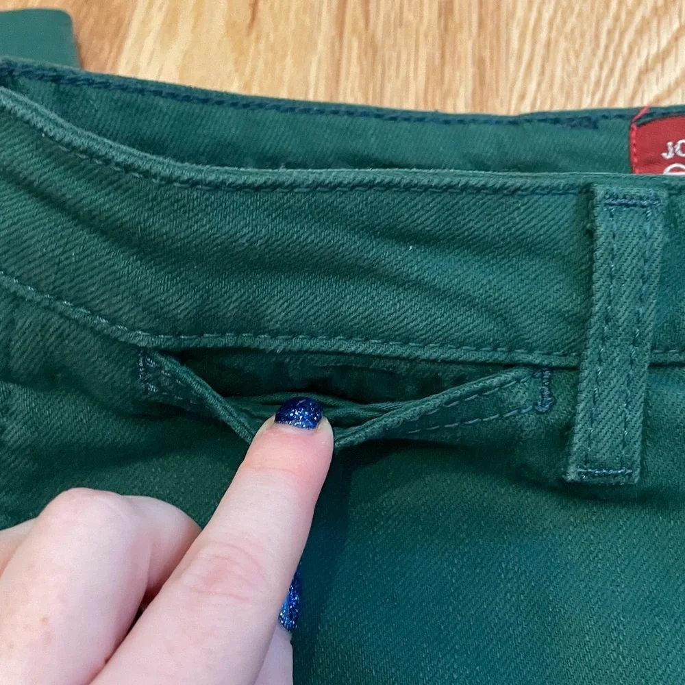 NWT Johnny Was Sasson Sancere Straight Leg Green Jean